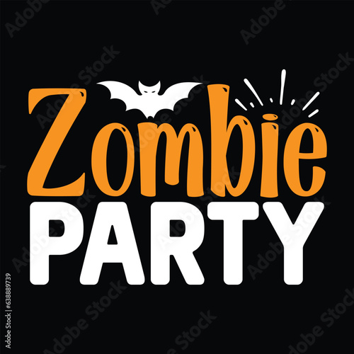 Zombie Party, New Halloween SVG Design Vector File.