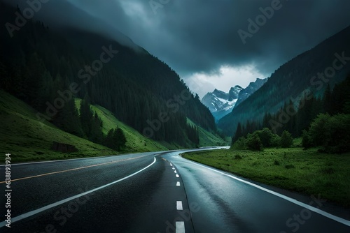 highway in mountains
