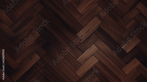 Seamless Dark Wood Parquet: Wooden Floor Texture Background