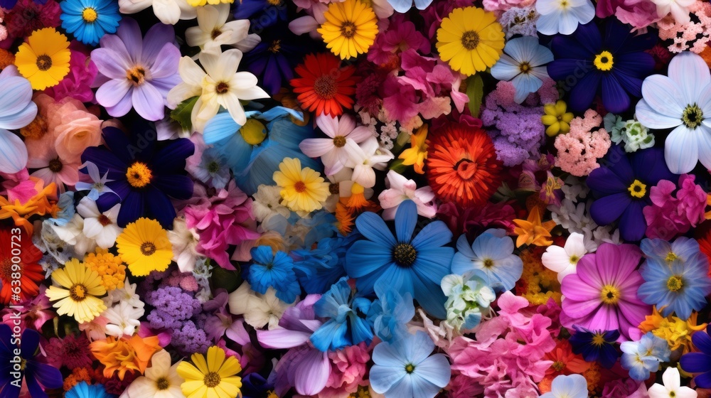 Colorful Sea of Flowers Colorful Sea of Flowers