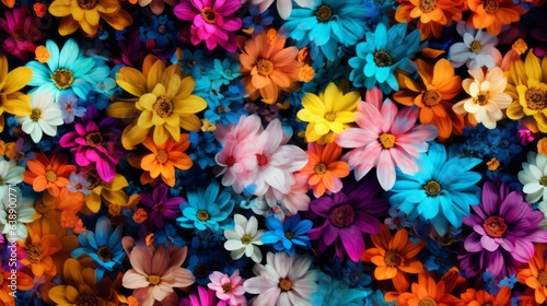 Colorful Sea of Flowers