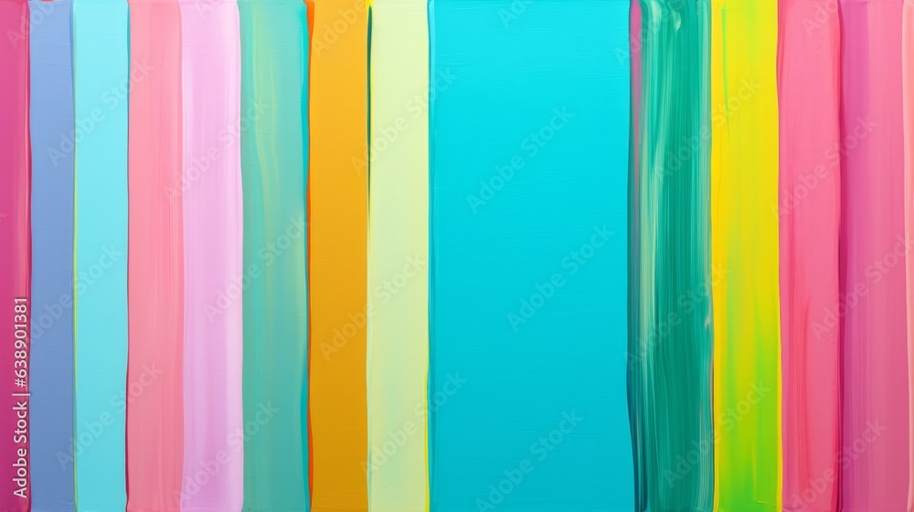 Colorful Striped Notebook: Paint Texture