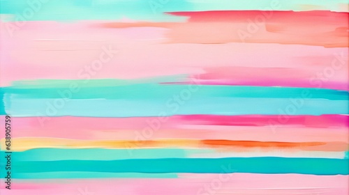 Colorful Striped Notebook: Paint Texture 