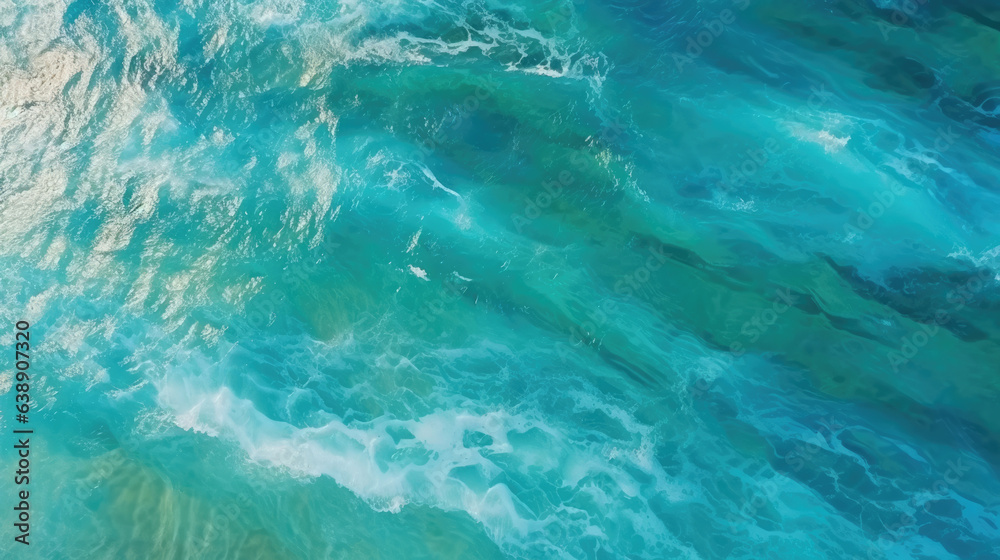 Coast as a background from top view. Turquoise water background from top view. Summer seascape from air Coast as a background from top view. Turquoise water background from top view. Summer seascape from air