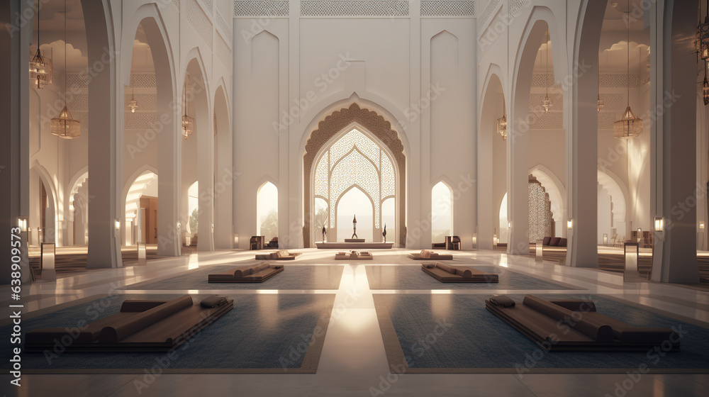 Modern Interior Mosque Design