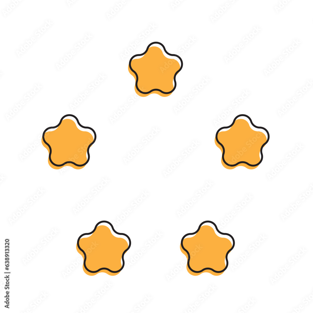 Five stars icon