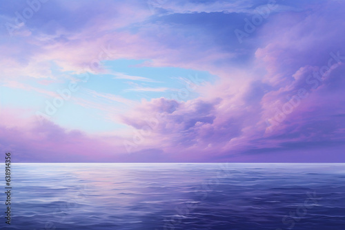 purple sky and sea © Andrej