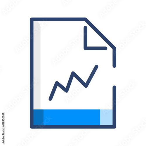 Business chart icon symbol image vector. Illustration of growth diagram data graphic pictogram infographic design image.