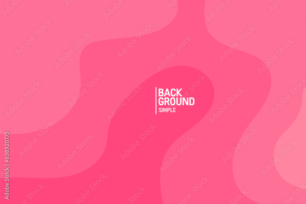 Abstract background in pink colors. Fluid banner template vector illustration.