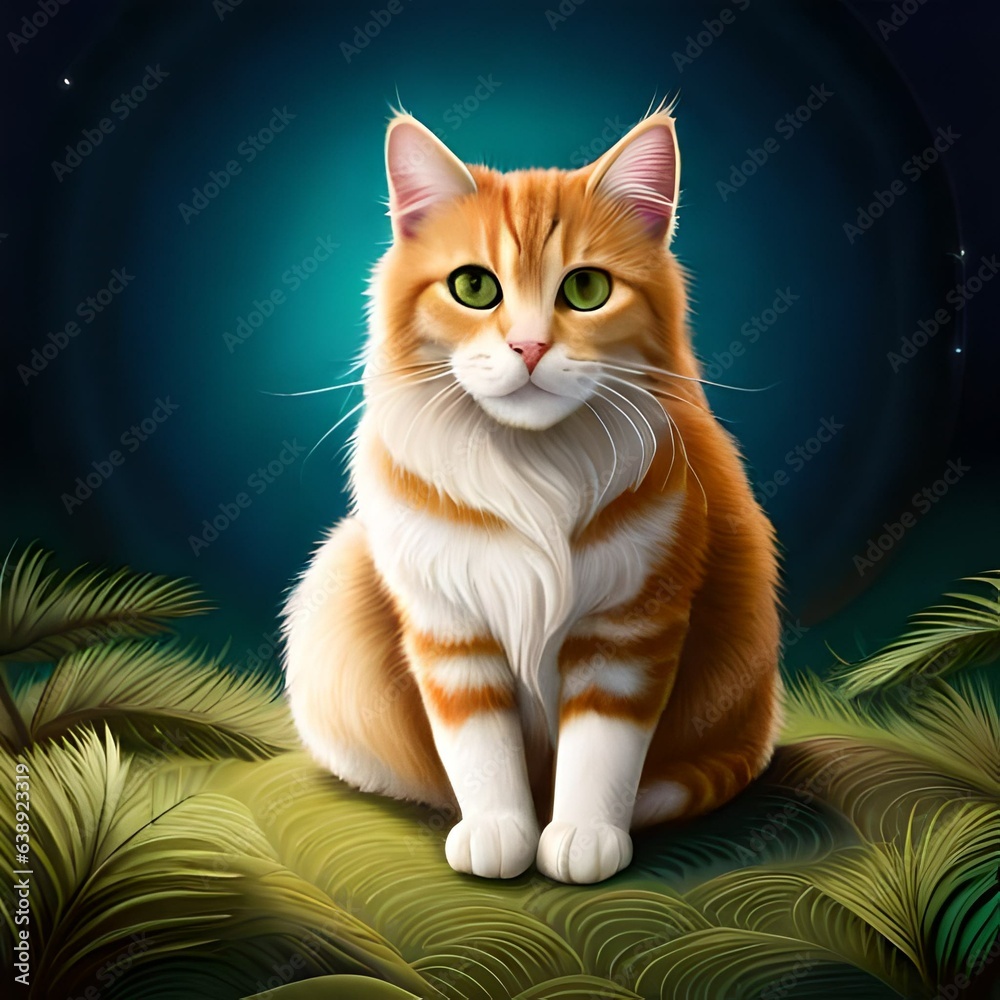 Obraz premium The cat