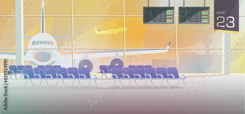 Airport Gate - Waiting room