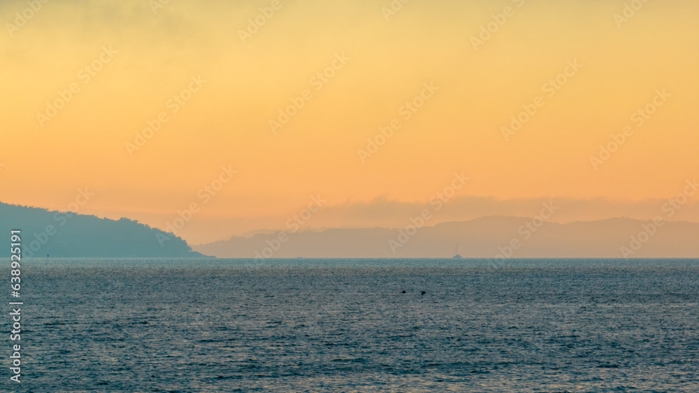 sunrise beach sea florianopolis santa catarina