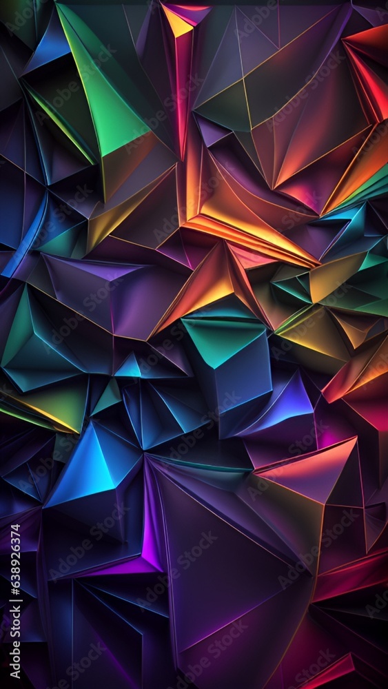 Abstract lines and shapes of geometric intensity color background Abstract lines and shapes of geometric intensity color background