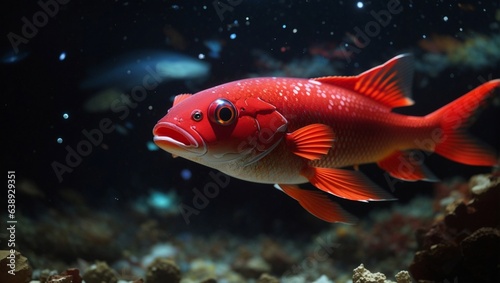 Red fish in water  © Love Mohammad