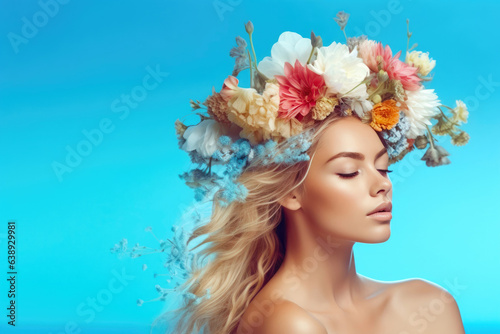Nature's Cosmetic Symphony: Floral Summer Goddess