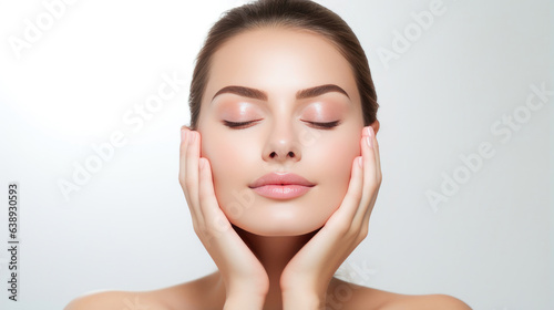 Serene Spa Model with Gentle Face Touch