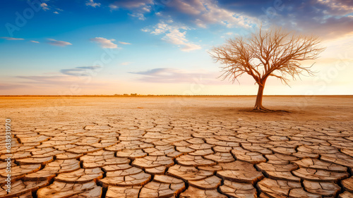 Klimawandel, Dürre generiert mit.KI © shokokoart