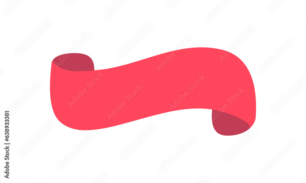 ribbon banner red fluttering for decorating a cute text frame ribbon banner red fluttering for decorating a cute text frame