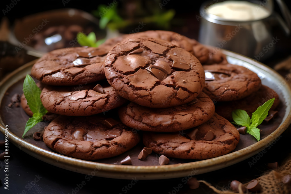 Chocolate Cookies, chocolaty indulgence with a crunch Chocolate Cookies, chocolaty indulgence with a crunch