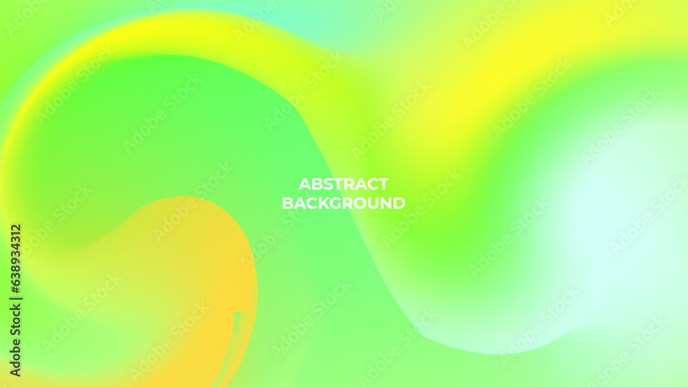 Abstract green background with gradient blurry effect