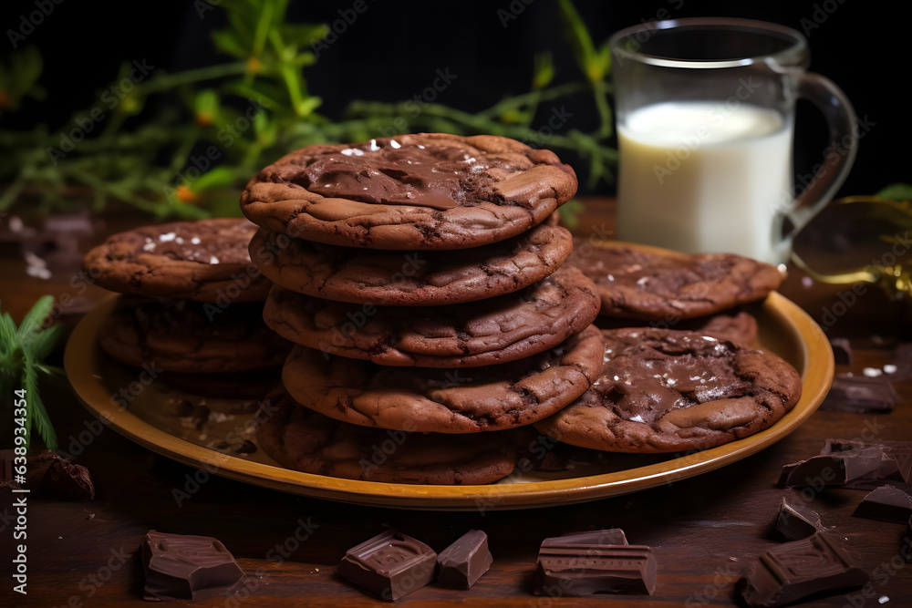 Chocolate Cookies, chocolaty indulgence with a crunch Chocolate Cookies, chocolaty indulgence with a crunch