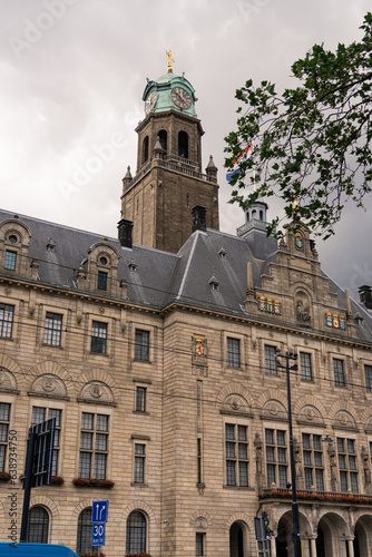 typical old building in Rotterdam
