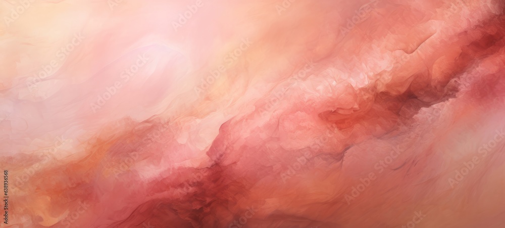 Abstract watercolor paint background illustration - Coral color with liquid fluid marbled paper texture banner texture