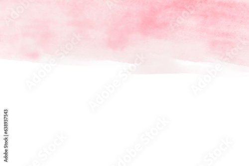 Pink watercolor blush isolated on white background. art and watercolor paint concept.