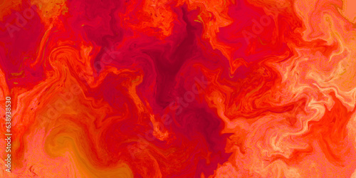 Red tone oil stone grunge marble background. oil marble paint and mixed acrylic paints abstract pattern background.
