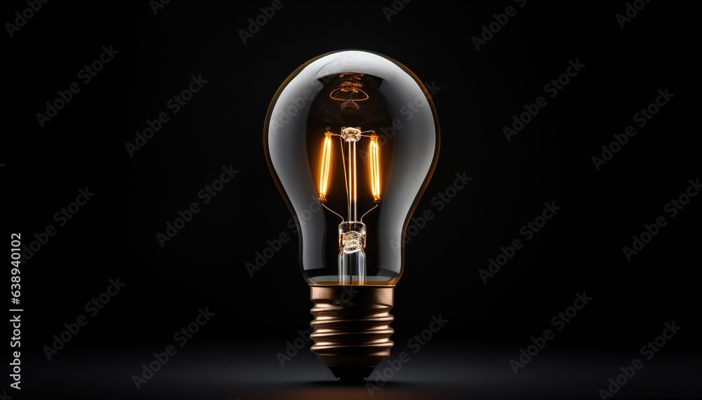 Award-winning studio photography of a modern light bulb Award-winning studio photography of a modern light bulb