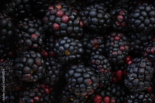 Blackberry texture or background.
