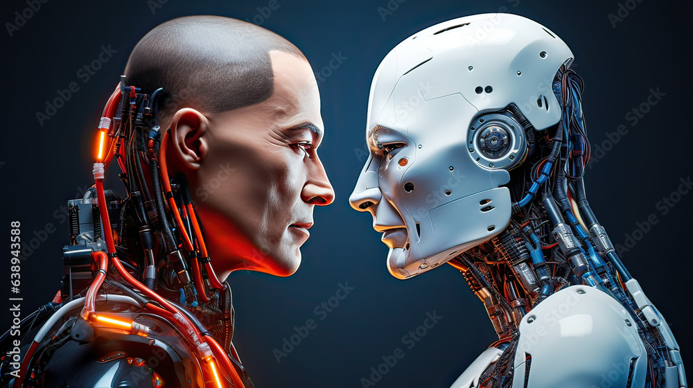 Artificial Intelligence and Robotics, the advancements in AI and robotics, featuring humanoid robots, automated systems, and intelligent assistants. AI generative Artificial Intelligence and Robotics, the advancements in AI and robotics, featuring humanoid robots, automated systems, and intelligent assistants. AI generative