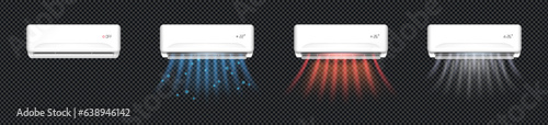 Realistic Air Conditioners Set