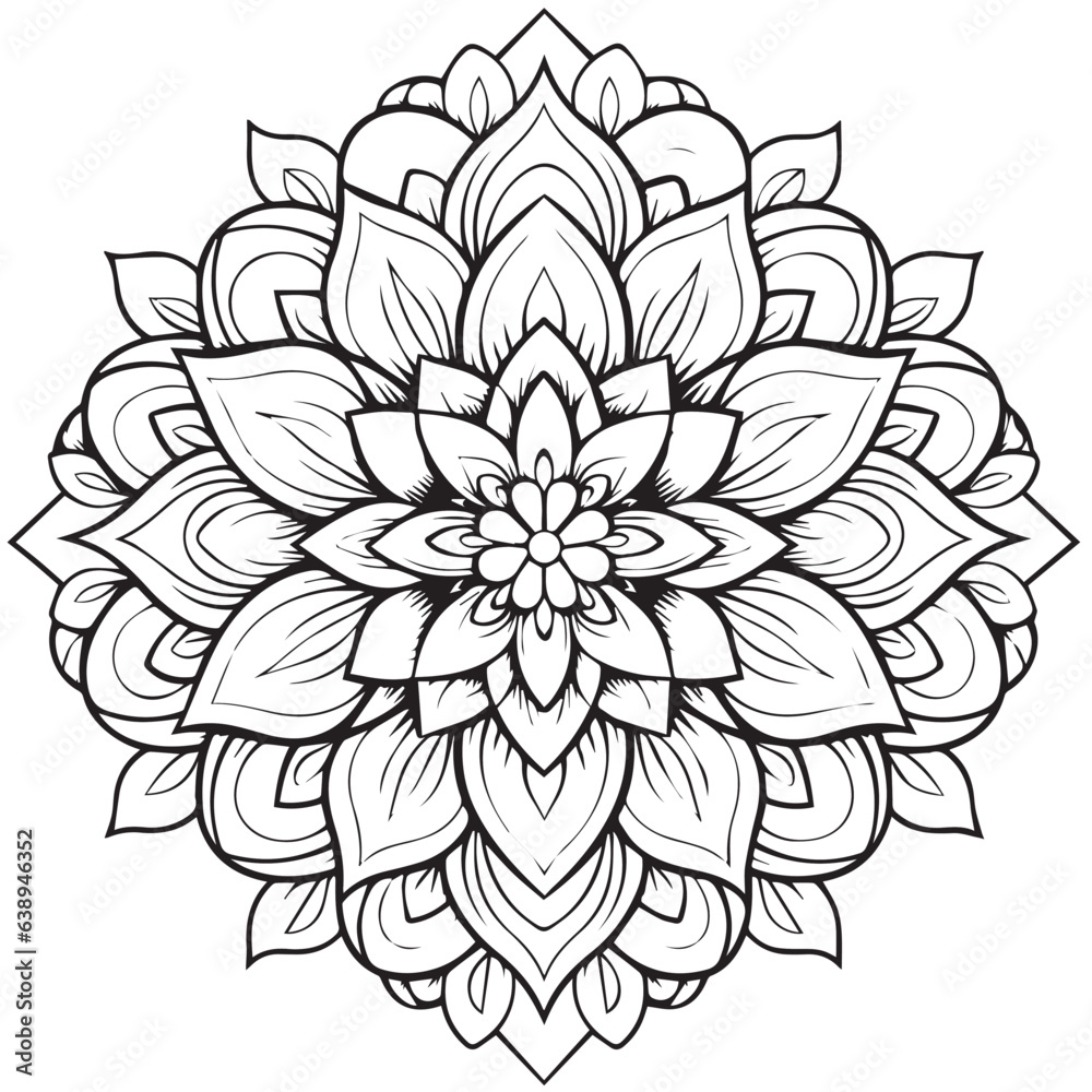 coloring pages for adults mandala patterns