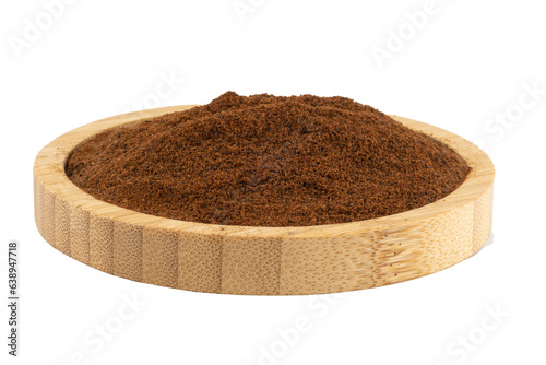 clove powder (karanfil tozu) in a wooden bowl photo