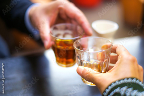 紹興酒で乾杯 photo