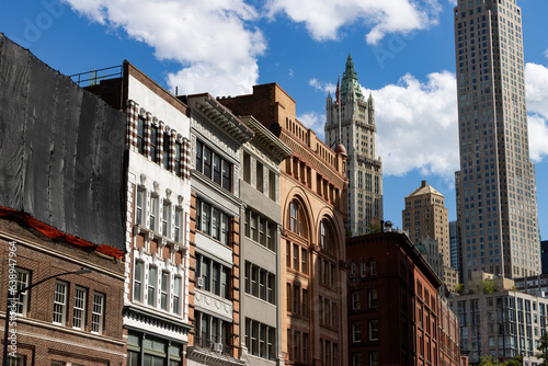 Beautiful Buildings and Skyscrapers in Tribeca of New York City © James