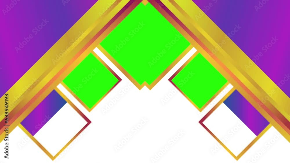 Abstract motion frames and animated backgrounds. Green screen Chroma ...