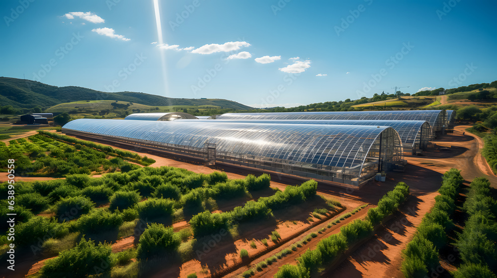 a large greenhouse (Generative AI)