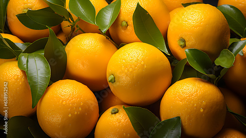 lots of fresh mandarins (Generative AI)