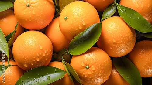 lots of fresh mandarins (Generative AI)