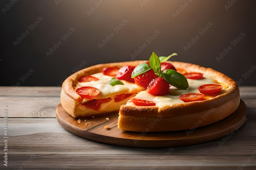 bruschetta with tomatoes generated ai bruschetta with tomatoes generated ai