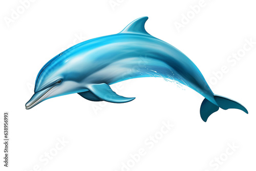 Dolphin on Transparent Background  PNG   Generative Ai