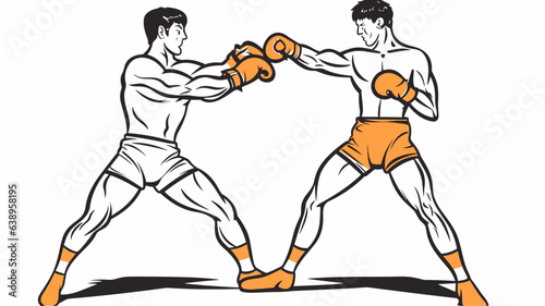 Dynamic Clash of Titans: Explore Our Striking Boxers' Banner Showcasing Intense Combat and Raw Athleticism