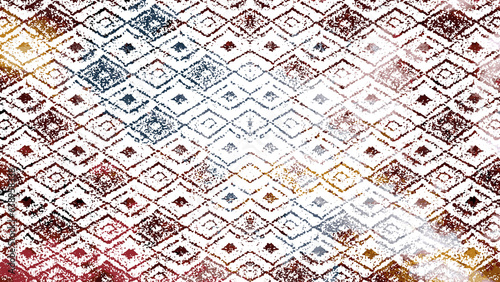 Carpet and Rugs textile design with grunge and distressed texture repeat pattern 