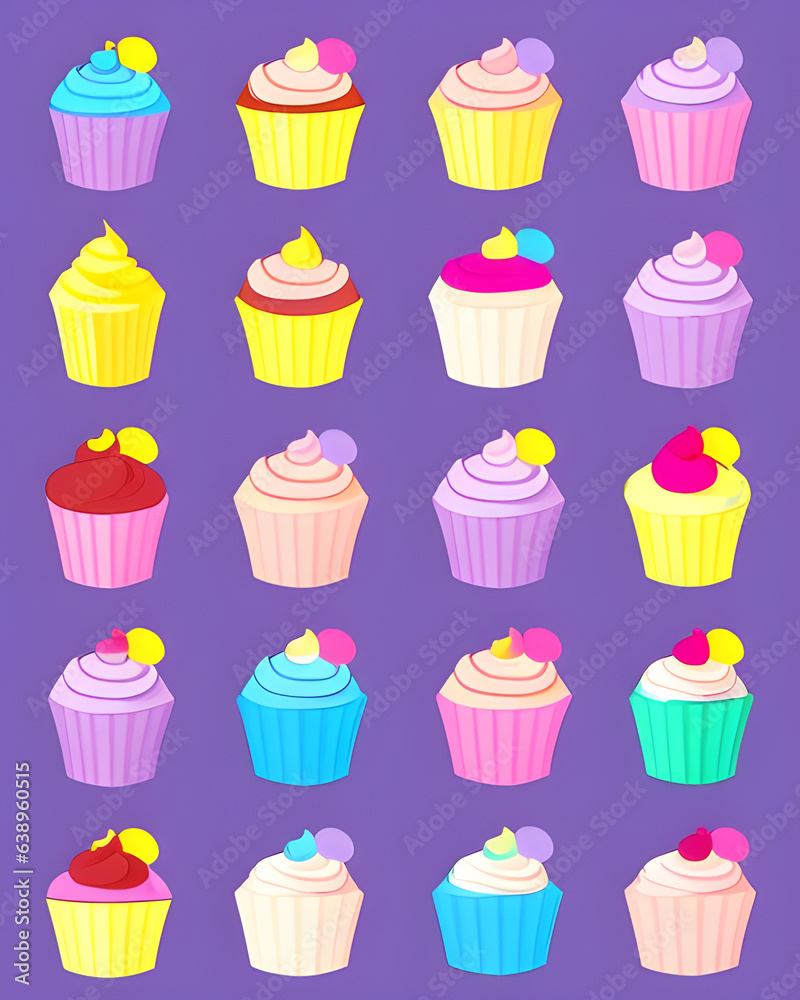 cupcake pattern cupcake pattern