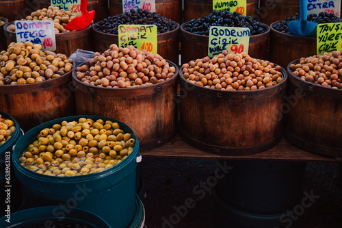 Different olives sale in th...