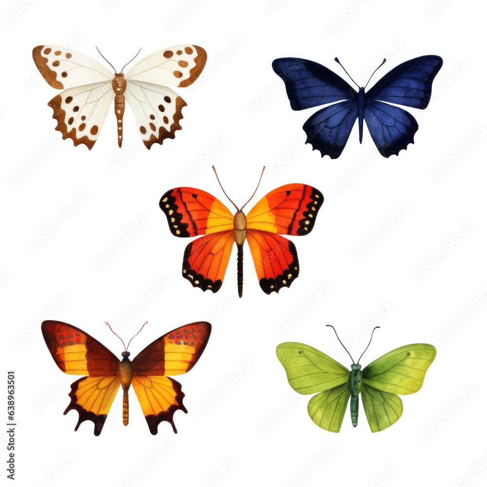 Cut-Out Butterfly Illustration Cut-Out Butterfly Illustration
