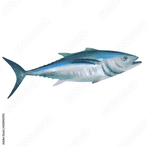 tuna fish illustration #7