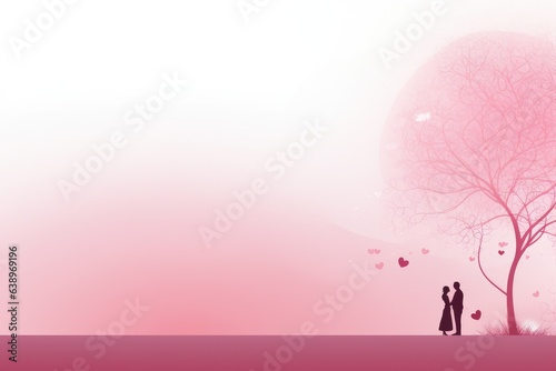 Couple in love, beautiful desktop background © YouraPechkin